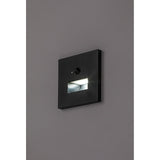 Lampa Lunca LED 1 W IP20, neagră, 3000, 4500, 6500 K, senzor de mișcare, senzor de lumină, 77197