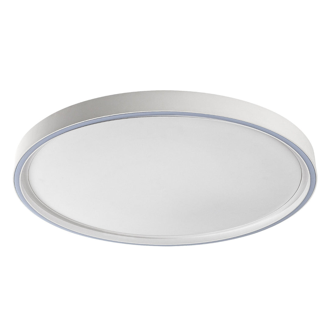 Lampa de tavan Rabalux Zerina, 54 W, IP40, albă, 3000-6500 K, funcție de memorie, cu telecomandă, funcție de temporizator, efect de lampă de veghe, 75087