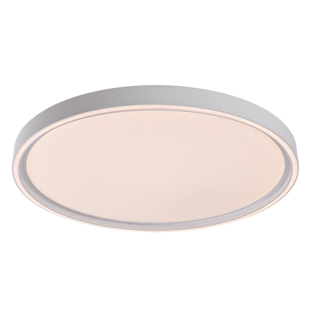 Lampa de tavan Rabalux Zerina, 54 W, IP40, albă, 3000-6500 K, funcție de memorie, cu telecomandă, funcție de temporizator, efect de lampă de veghe, 75087