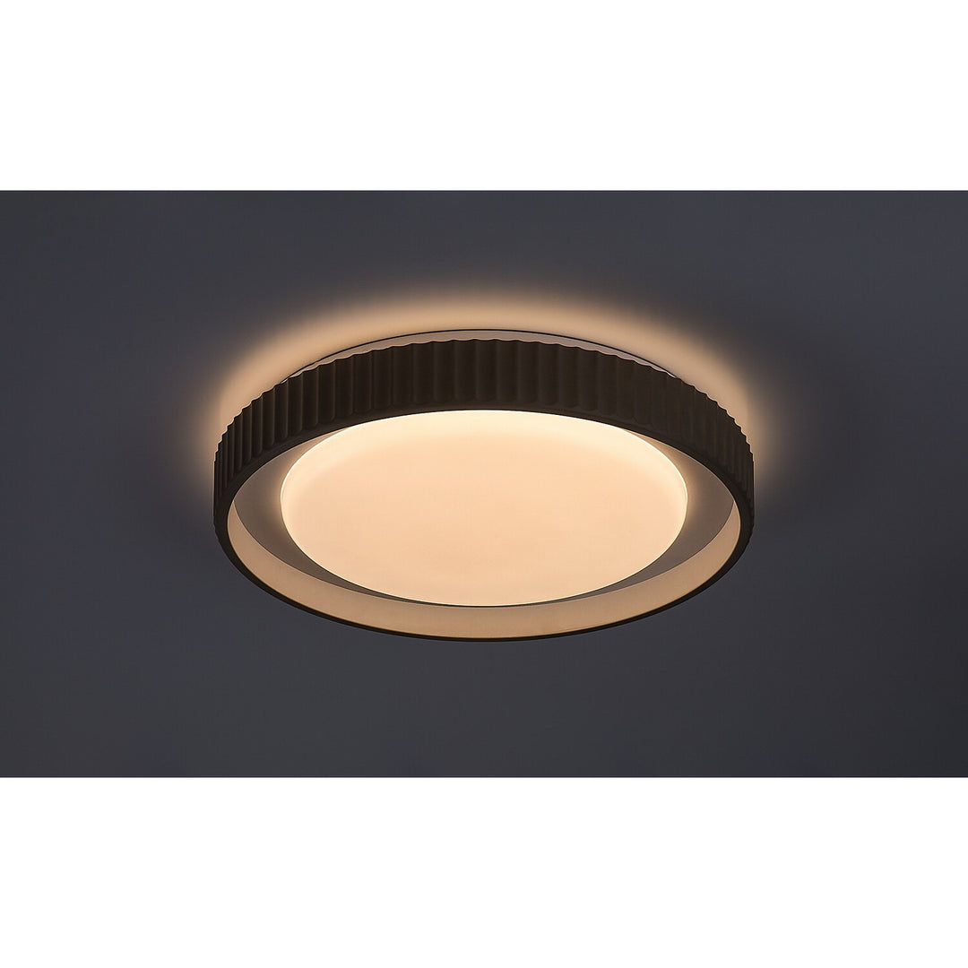 Lampa Pastello LED 48 W IP20, gri-bej, 3000-6500 K, funcție de memorie cu telecomandă, funcție de temporizator, efect de lampă de noapte, 71345
