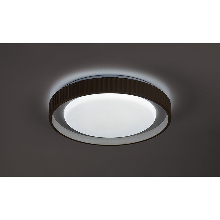 Lampa Pastello LED 48 W IP20, gri-bej, 3000-6500 K, funcție de memorie cu telecomandă, funcție de temporizator, efect de lampă de noapte, 71345