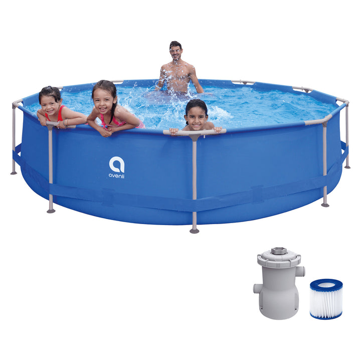 Piscină cu cadru AVENLI, rotundă, 366x76, set cu o capacitate de 6125 l