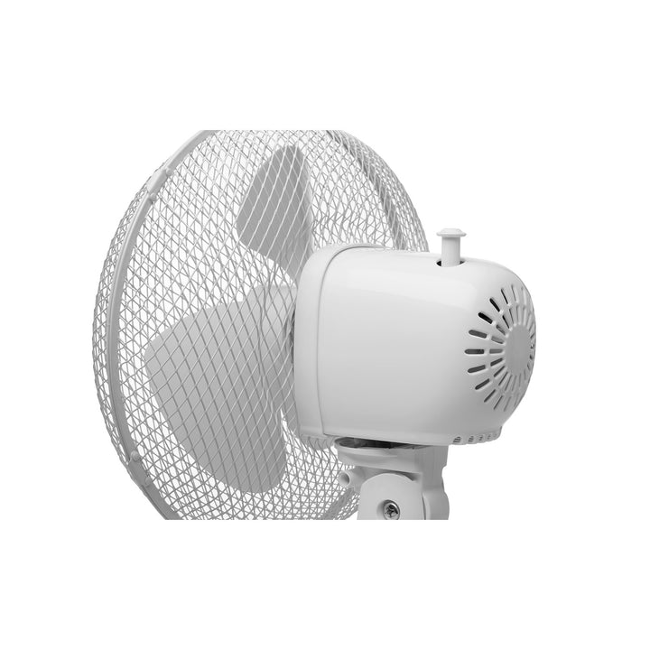 Ventilator de birou Concept, culoare albă, 3 trepte de viteză, oscilație, funcționare silențioasă, înclinare reglabilă, VS5040