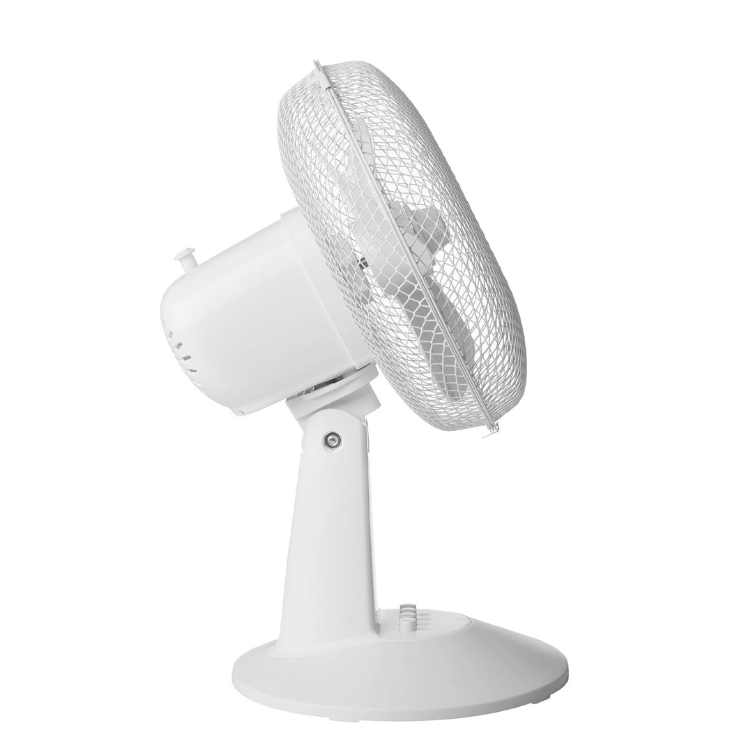 Ventilator de birou Concept, culoare albă, 3 trepte de viteză, oscilație, funcționare silențioasă, înclinare reglabilă, VS5040
