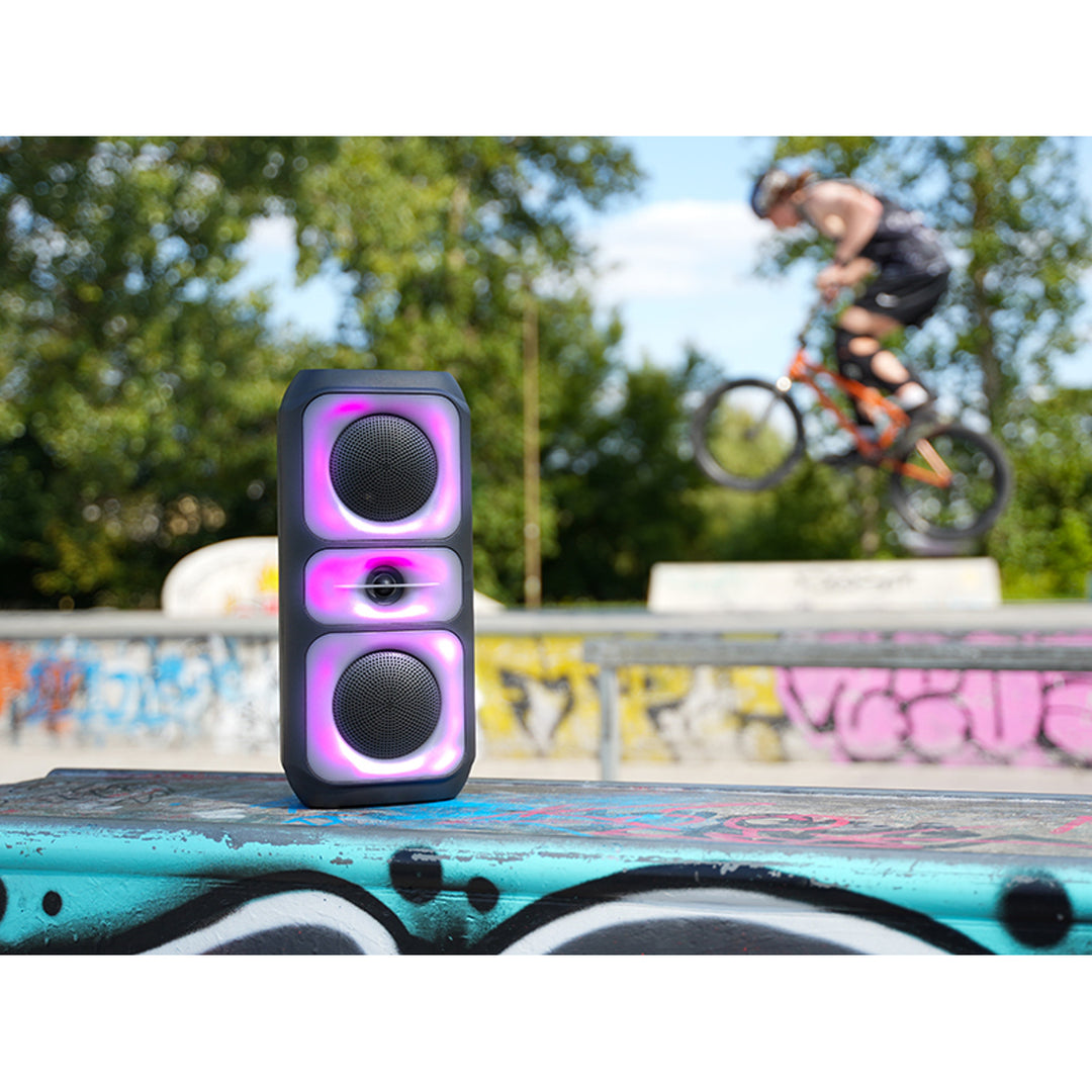 Difuzor fără fir Tracer, Bluetooth 5.0, putere RMS de 20 W, mod karaoke, microfon, Powervox P2 TWS