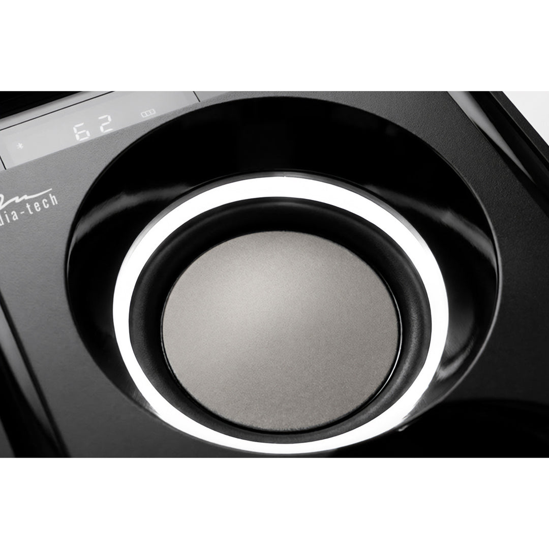 Difuzor portabil Bluetooth OVERBOX MT3186, radio FM, compatibil cu carduri SD și USB, putere RMS de 30 W, Mediatech