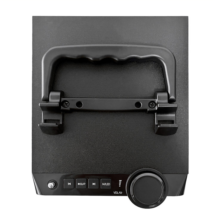 Difuzor portabil Bluetooth OVERBOX MT3186, radio FM, compatibil cu carduri SD și USB, putere RMS de 30 W, Mediatech