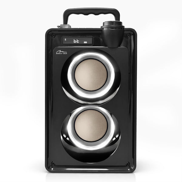 Difuzor portabil Bluetooth OVERBOX MT3186, radio FM, compatibil cu carduri SD și USB, putere RMS de 30 W, Mediatech