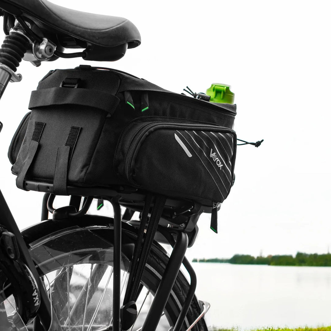 Geantă, geantă de bicicletă pentru portbagaj, spate, capacitate 12 l, impermeabilă, Vayox