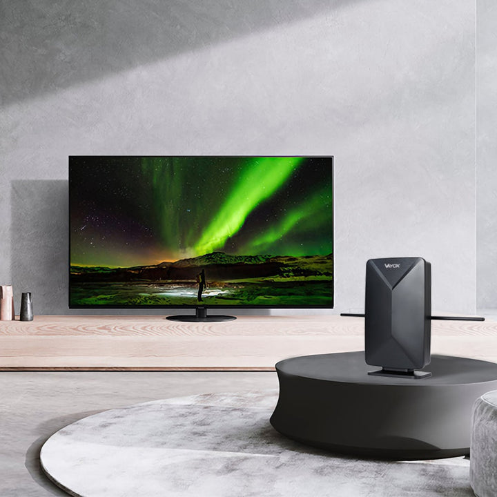 Antenă activă, de interior, de exterior, DVB-T2, TV terestru 4K, Vayox