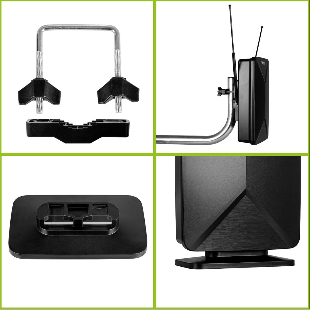 Antenă activă, de interior, de exterior, DVB-T2, TV terestru 4K, Vayox
