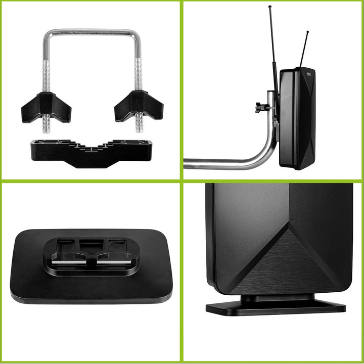 Antenă activă, de interior, de exterior, DVB-T2, TV terestru 4K, Vayox