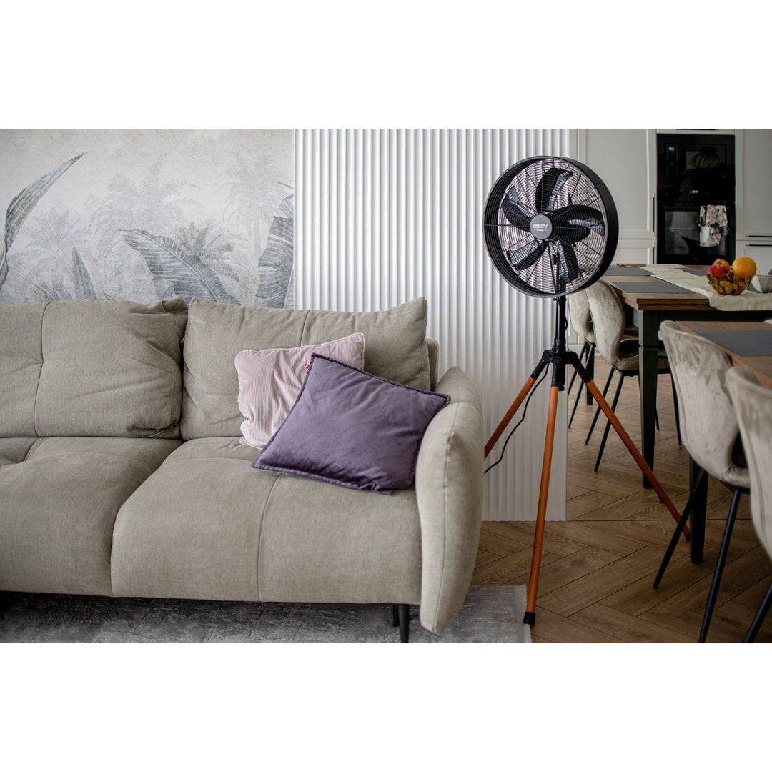 Ventilator pe trepied Loft 40 cm / 16”, înălțime 119-132 cm, CR 7329, Camry