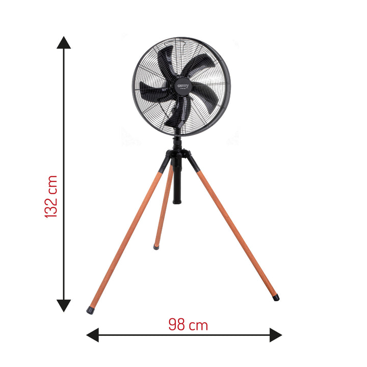 Ventilator pe trepied Loft 40 cm / 16”, înălțime 119-132 cm, CR 7329, Camry