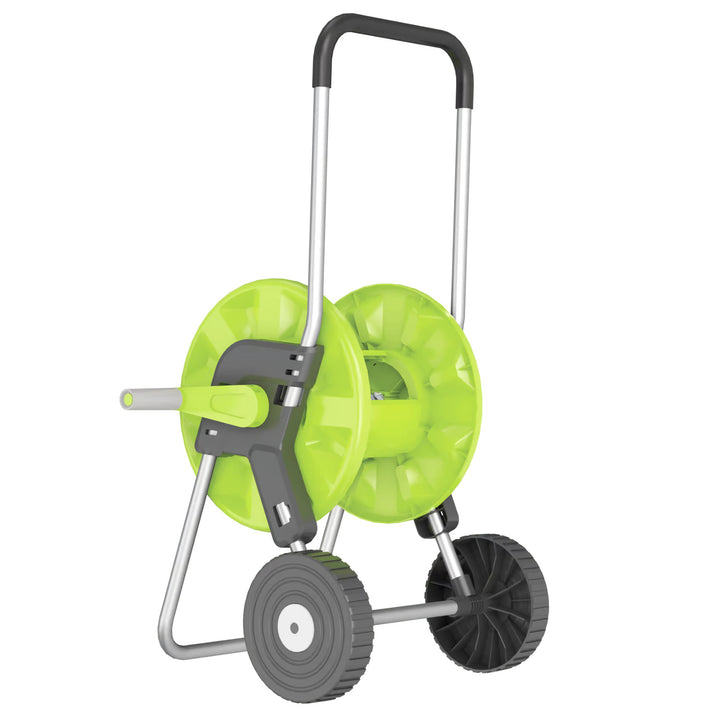 Furtun de grădină Cellfast, PROFESSIONAL 3/4" 20 m + Cărucior pentru furtun Cellfast Economic 1/2" 45 m + Set cu aspersor drept 3/4" IDEAL