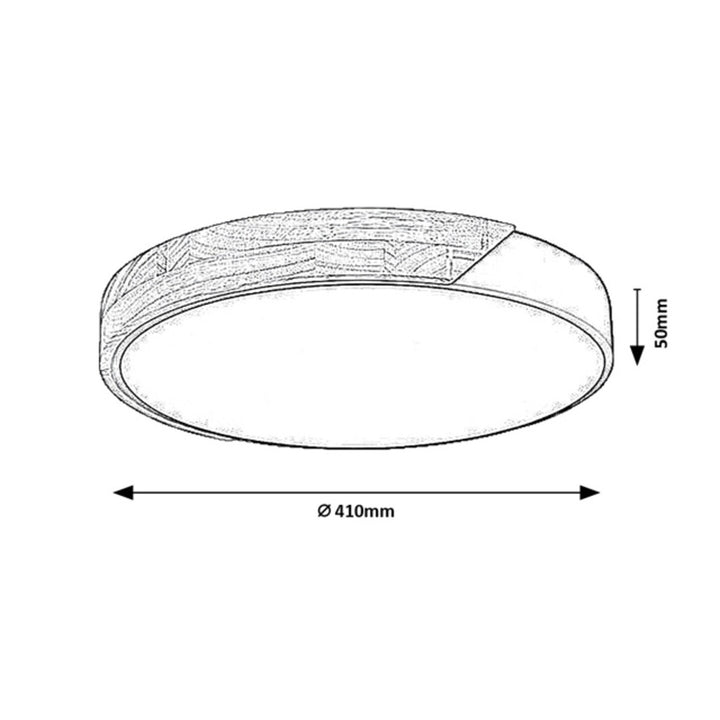 Lampa de tavan Rabalux Maple2 LED 24 W IP20, alb mat, 3000 K, 71417