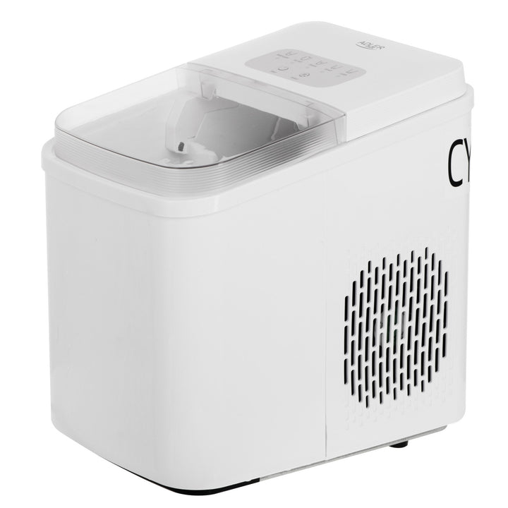 Mașină de gheață, 12 kg/24h, 2 dimensiuni de cuburi, mod de curățare, funcționare silențioasă, panou tactil, AD 8800, Adler