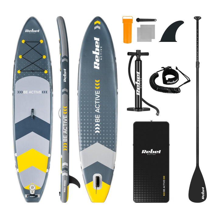 Placă SUP REBEL ACTIVE gonflabilă 350x81x15 cm, set