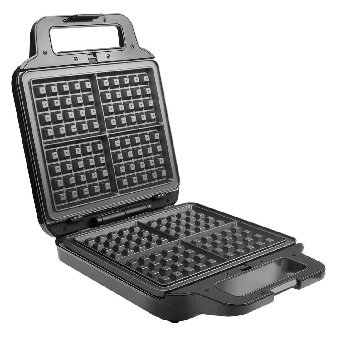 Aparat de prăjit sandvișuri Concept, trei plăci interschimbabile, putere 1200 W, suprafață antiaderentă, indicator luminos, SV3080