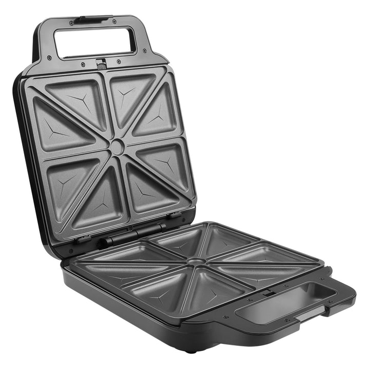 Aparat de prăjit sandvișuri Concept, trei plăci interschimbabile, putere 1200 W, suprafață antiaderentă, indicator luminos, SV3080