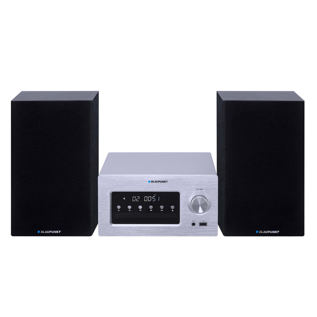 Sistem audio Blaupunkt, BT/AUX/CD/USB/MP3/FM, memorie pentru 40 de posturi, afișaj LED, putere 2x210 W, reglare tonuri, MS70BT