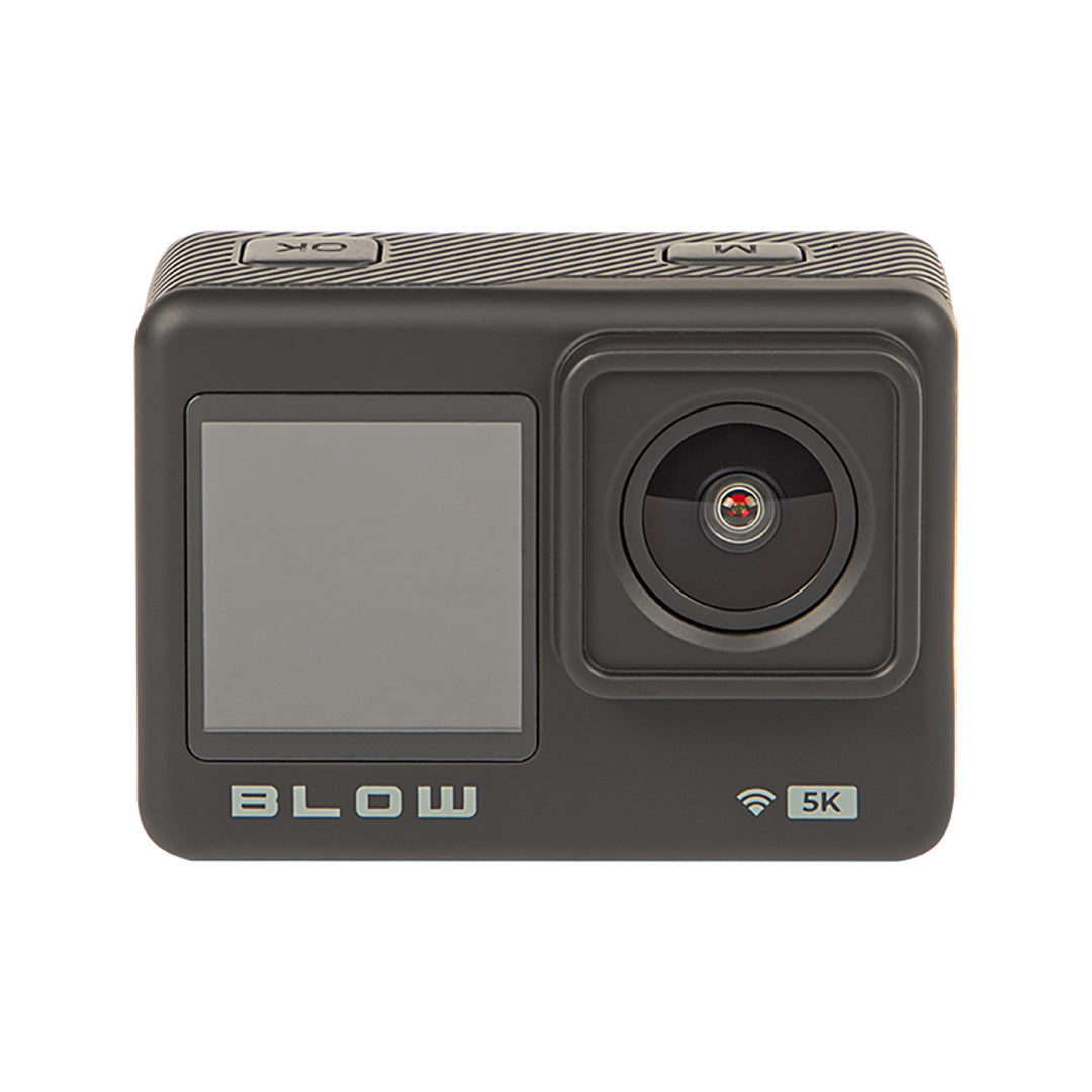 Camera sportivă Pro4U 5K Blow, calitate 5K Ultra HD, 20 de megapixeli, obiectiv cu unghi larg de 160°, rezistentă la apă, telecomandă, 78-568#