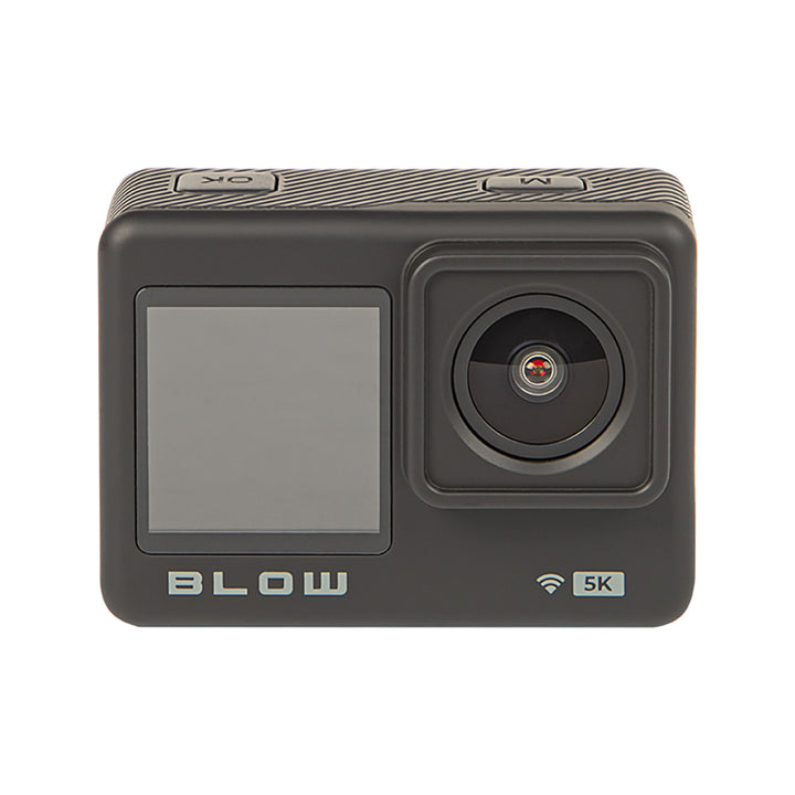 Camera sportivă Pro4U 5K Blow, calitate 5K Ultra HD, 20 de megapixeli, obiectiv cu unghi larg de 160°, rezistentă la apă, telecomandă, 78-568#