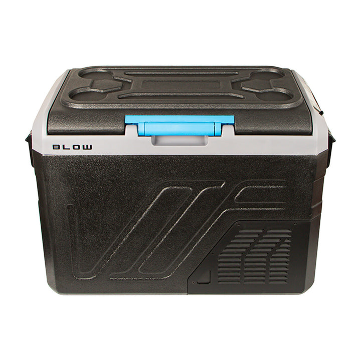 Frigider portabil de mașină cu compresor Blow, capacitate de 35 L, panou de control tactil, 12 V, 24 V și 230 V, priză USB-C, 44-208#