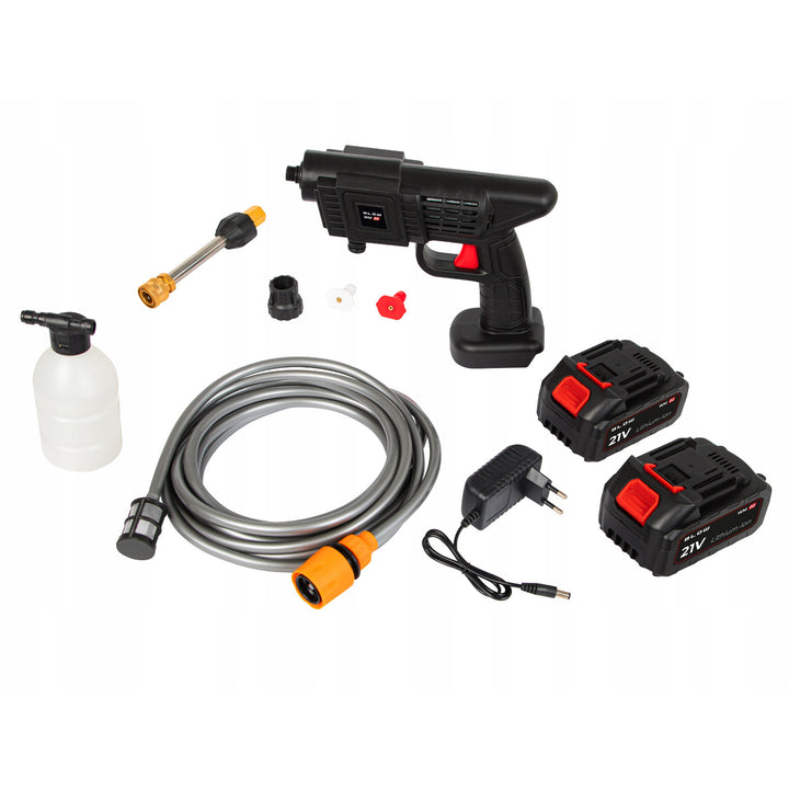 Aparat de spălat cu presiune cu baterie Blow, presiune de până la 26 bar, putere de 260 W, lungime furtun 5 m, filtru de apă, diverse moduri de funcționare, 44-352#