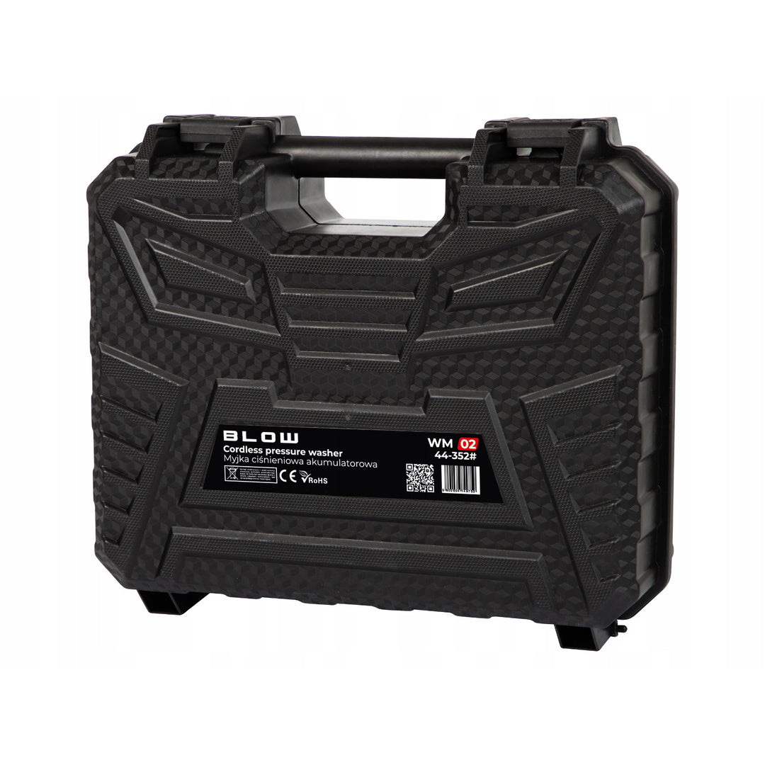 Aparat de spălat cu presiune cu baterie Blow, presiune de până la 26 bar, putere de 260 W, lungime furtun 5 m, filtru de apă, diverse moduri de funcționare, 44-352#
