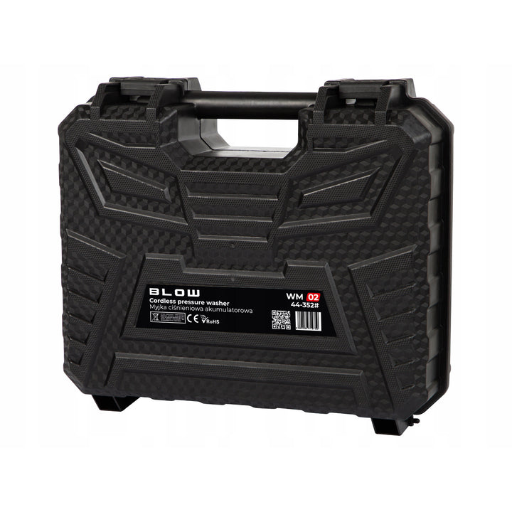 Aparat de spălat cu presiune cu baterie Blow, presiune de până la 26 bar, putere de 260 W, lungime furtun 5 m, filtru de apă, diverse moduri de funcționare, 44-352#