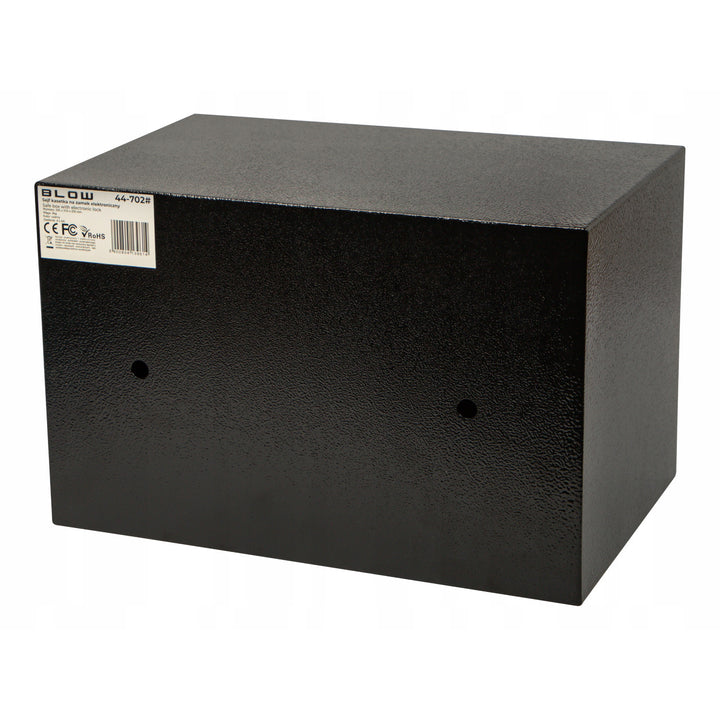Seif cu casetă și încuietoare electronică Blow, dimensiuni 31x20x20 cm, închidere cu cheie + cod, 44-702