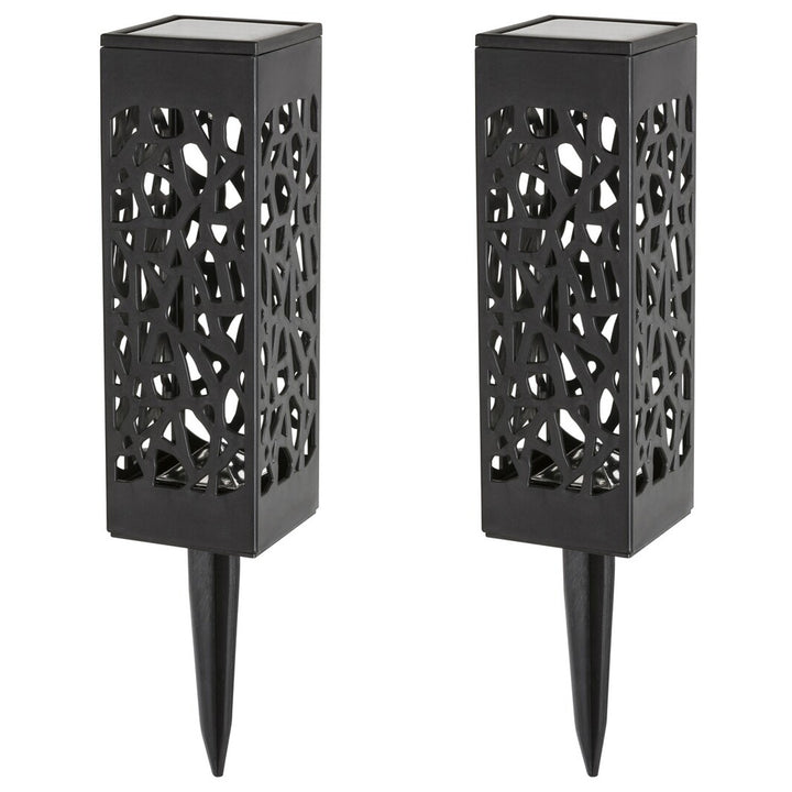 Lampa solară Mora, 2 lm, grad de protecție IP23, culoare neagră, LED 0,16 W, 8949, 2 bucăți