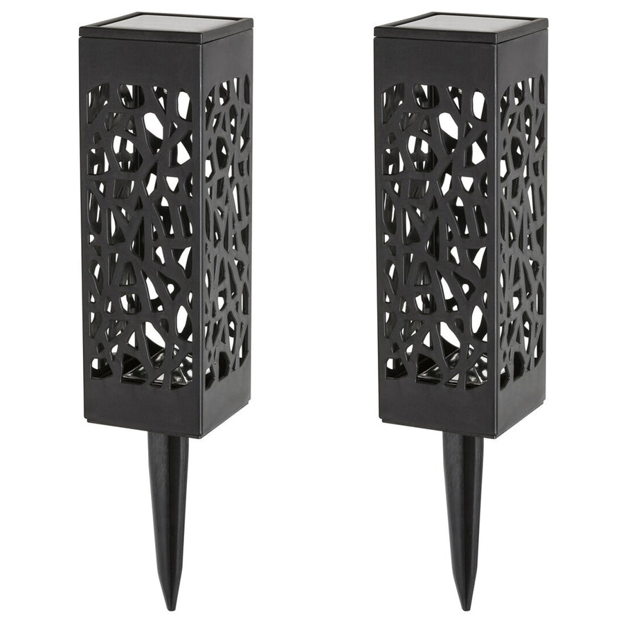 Lampa solară Mora, 2 lm, grad de protecție IP23, culoare neagră, LED 0,16 W, 8949, 2 bucăți
