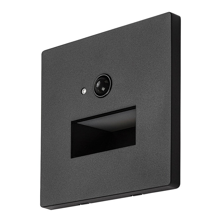 Lampa Lunca LED 1 W IP20, neagră, 3000, 4500, 6500 K, senzor de mișcare, senzor de lumină, 77197, 4 bucăți