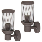 Aplică de exterior Rabalux Budapest, IP44, culoare maro, soclu E27, max. 40 W, 8888, 2 bucăți