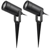 Lampă de sol Rabalux Krobia, IP65, culoare neagră, soclu GU10, max. 4 W, 7814, 2 bucăți