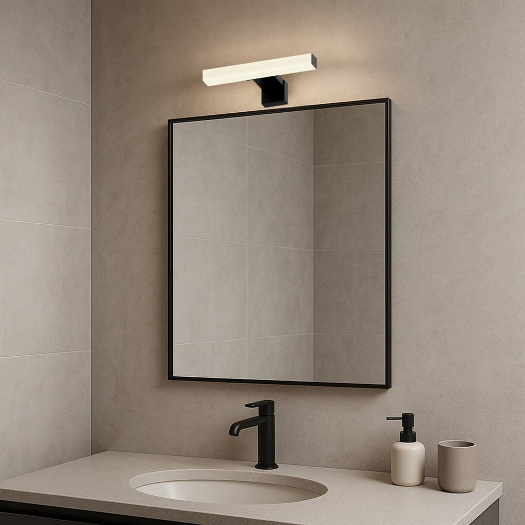 Lampă de baie Rabalux Oliro LED 4 W, neagră, IP44, 4000 K, 75050
