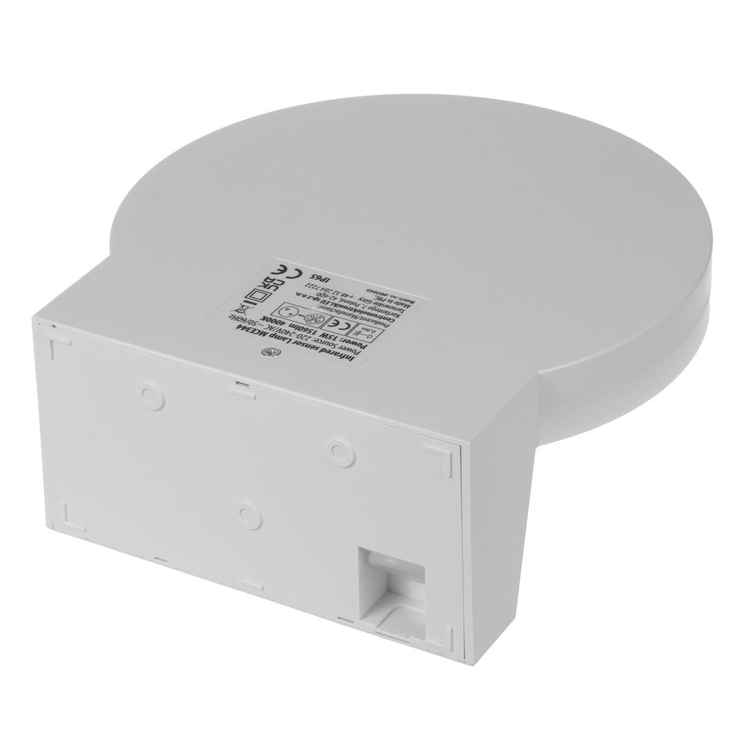 Lampă LED cu senzor de mișcare Maclean, senzor de mișcare PIR, culoare albă, 15 W, IP65, 1560 lm, lumină albă neutră (4000 K) MCE344 W, 2 bucăți