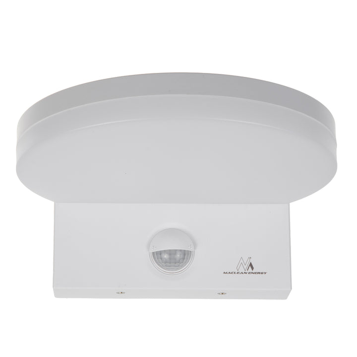 Lampă LED cu senzor de mișcare Maclean, senzor de mișcare PIR, culoare albă, 15 W, IP65, 1560 lm, lumină albă neutră (4000 K) MCE344 W, 2 bucăți