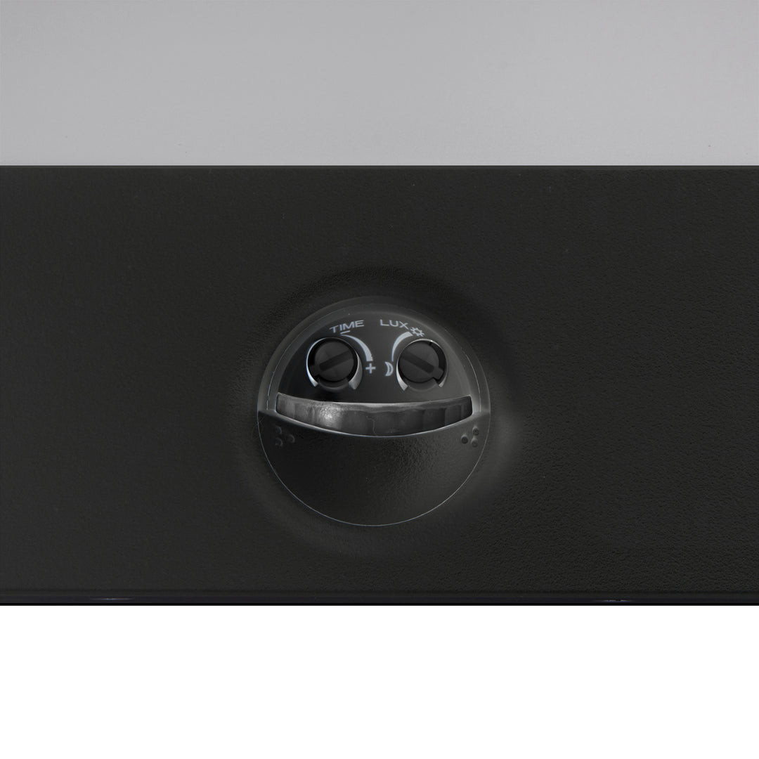 Lampă LED cu senzor de mișcare Maclean, senzor de mișcare PIR, culoare neagră, 15 W, IP65, 1560 lm, culoare albă neutră (4000 K) MCE344 B, 2 bucăți