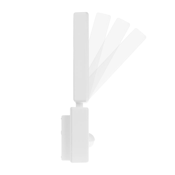 Lampă LED cu senzor de mișcare Maclean, senzor de mișcare PIR, culoare albă, 10 W, IP65, 800 lm, lumină albă neutră (4000 K) MCE516 W, 2 bucăți