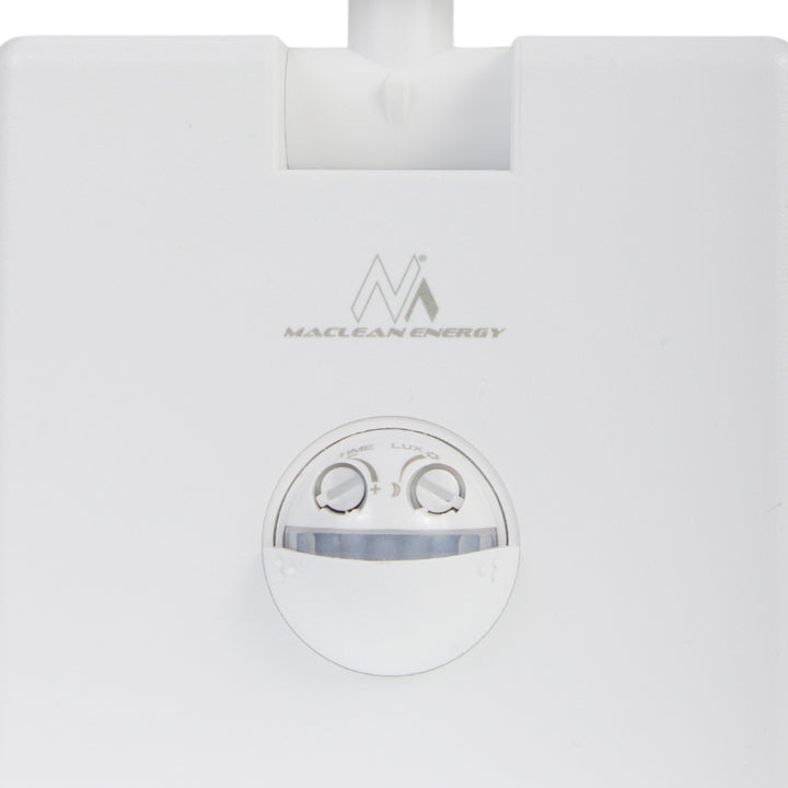 Lampă LED cu senzor de mișcare Maclean, senzor de mișcare PIR, culoare albă, 10 W, IP65, 800 lm, lumină albă neutră (4000 K) MCE516 W, 2 bucăți