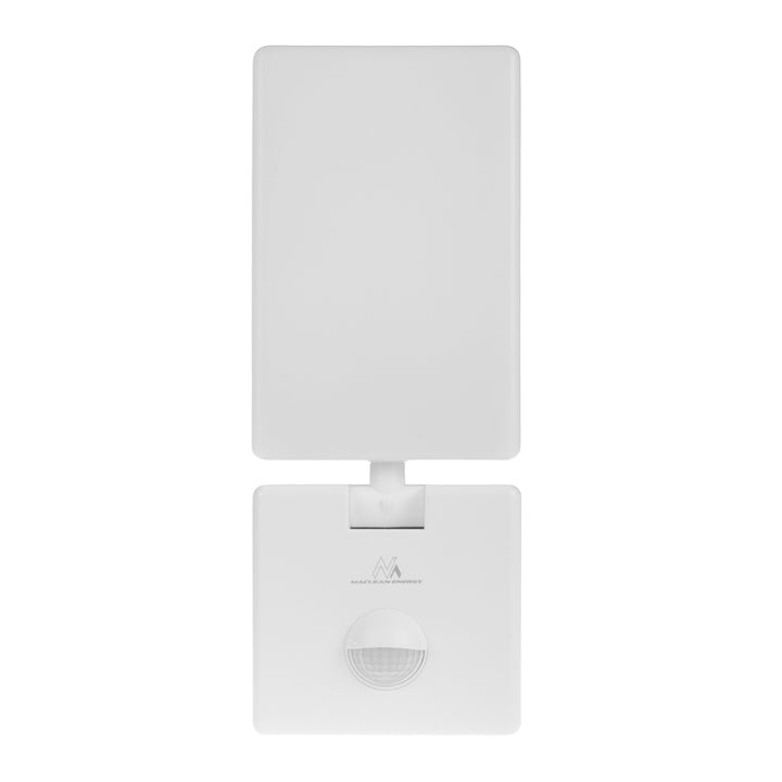 Lampă LED cu senzor de mișcare Maclean, senzor de mișcare PIR, culoare albă, 10 W, IP65, 800 lm, lumină albă neutră (4000 K) MCE516 W, 2 bucăți