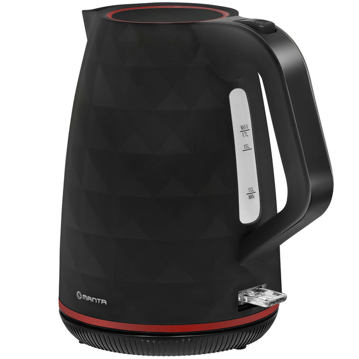 Ceainic electric fără fir Manta ORISA 1,7 L, 2200 W, negru