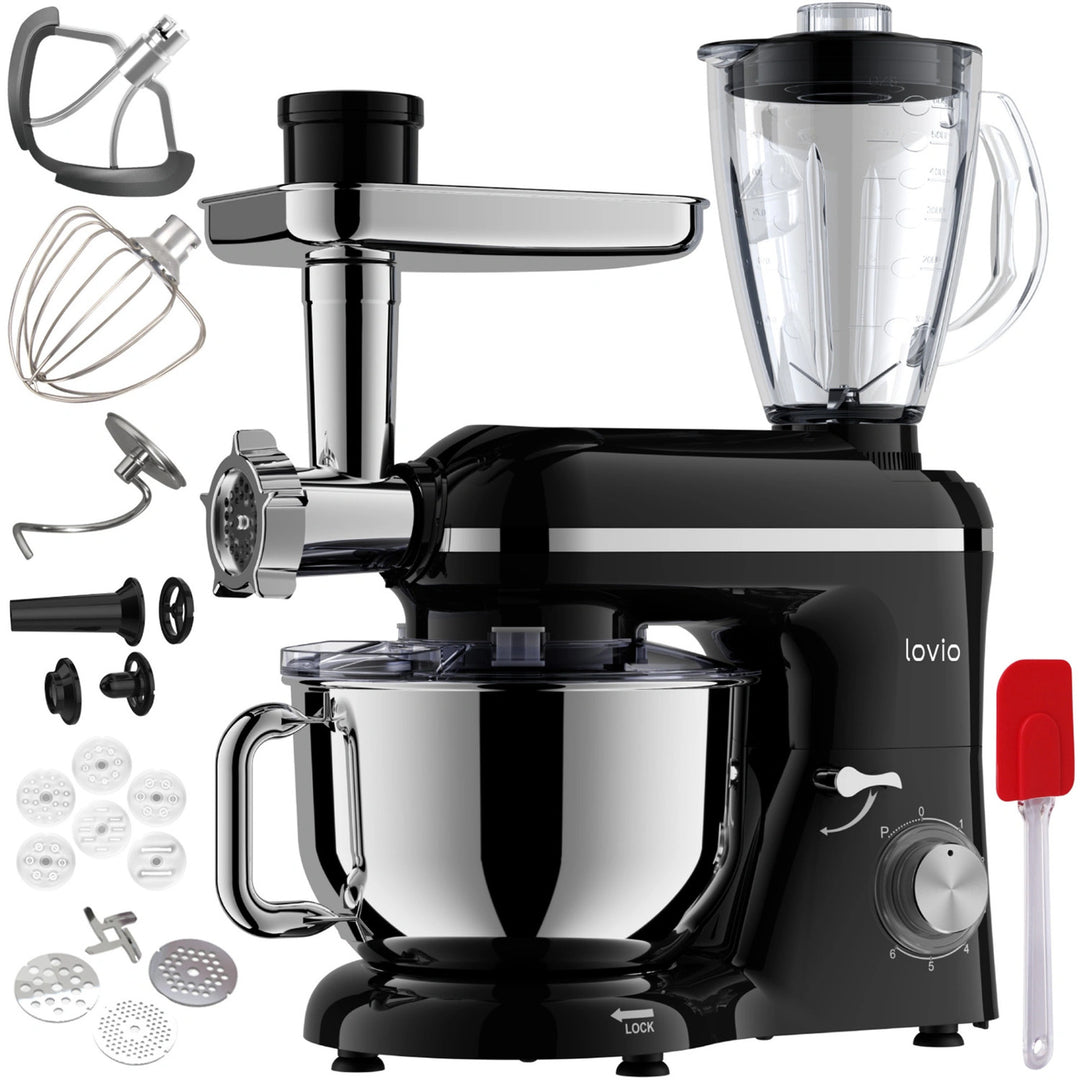 Mixer planetar Lovio ChefAssistant Plus, negru, LVSTM02PBK