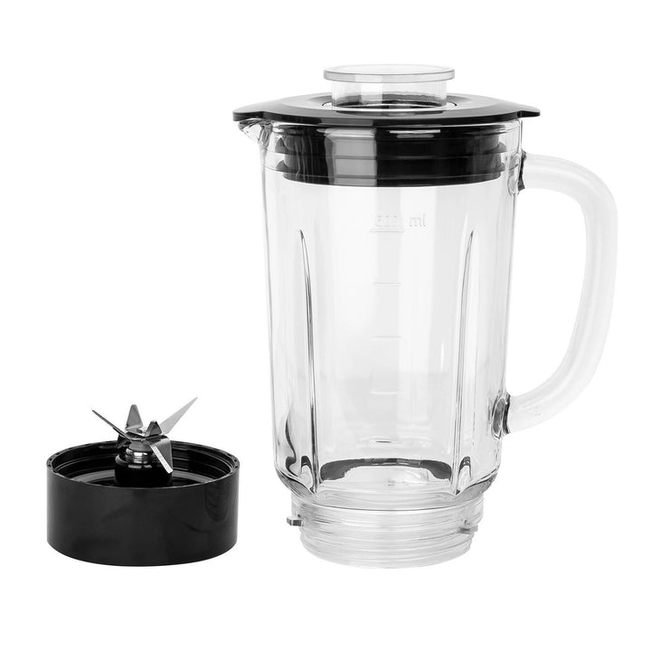 Blender cu recipient LOVIO LVJBL001, putere 500 W, recipient din sticlă de 600 ml, 3 sticle