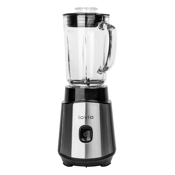 Blender cu recipient LOVIO LVJBL001, putere 500 W, recipient din sticlă de 600 ml, 3 sticle