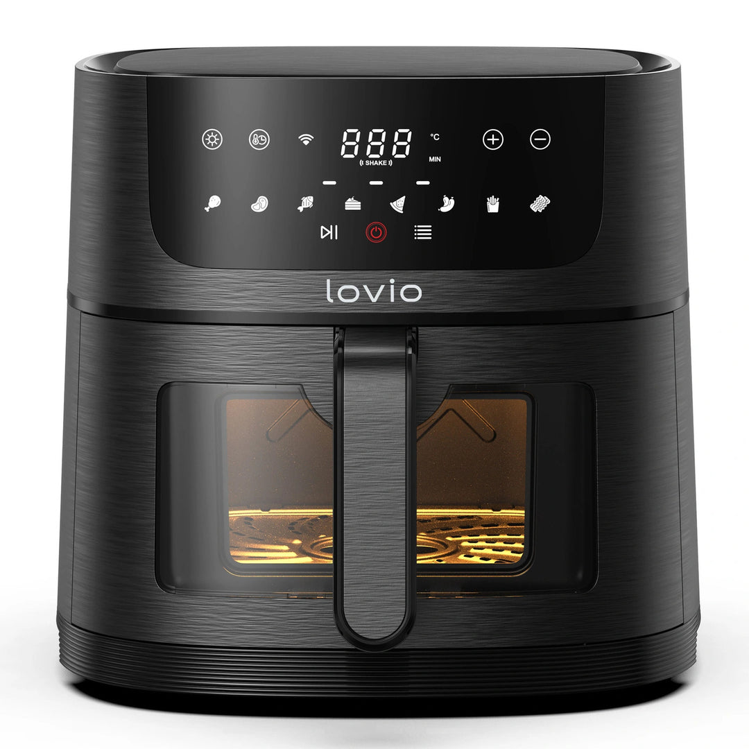 Friteuza fără ulei Air Fryer LOVIO PureFry XL Smart LVAF002BK