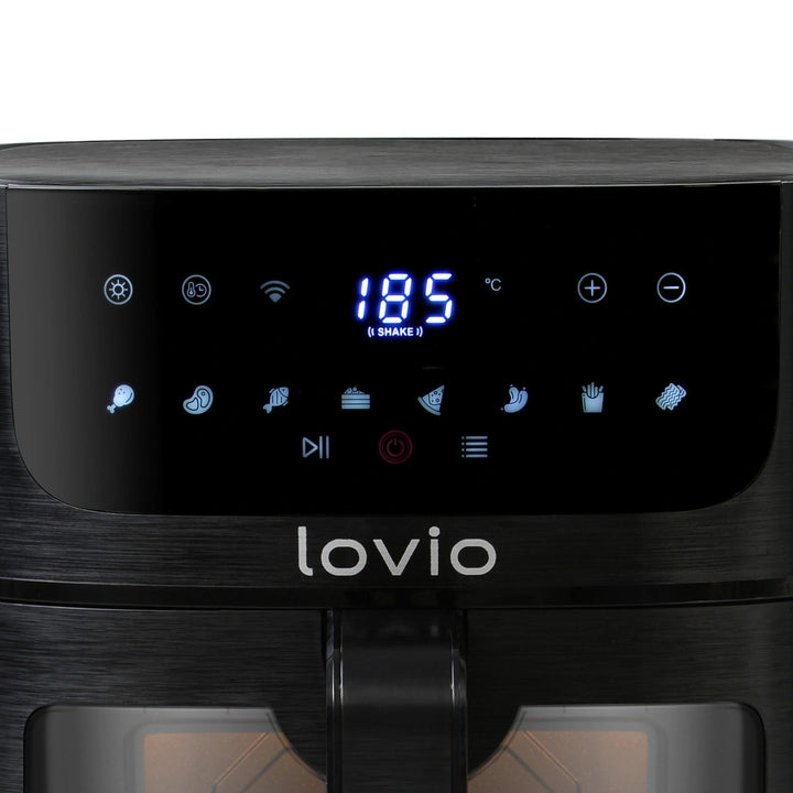 Friteuza fără ulei Air Fryer LOVIO PureFry XL Smart LVAF002BK
